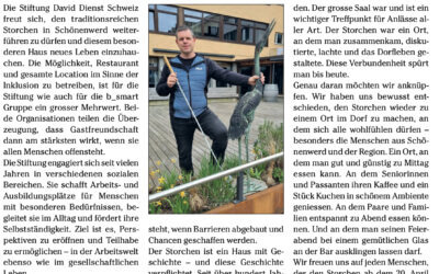 Der Storchen kehrt zurück ins Dorfleben